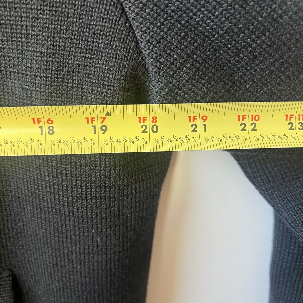 Hunkydory Stockholm Merino Wool Size L, Jacket Knit, Black, Heavy, Quiet Luxury - Picture 8 of 8